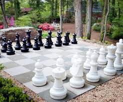 Giant Backyard Chess Set