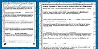 Eighth Grade Solving Systems Of