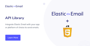 javascript api library elastic email