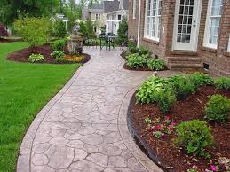 Stamped Colored Concrete Landscaping