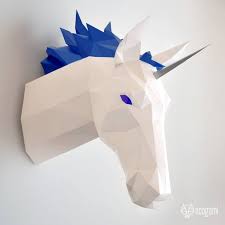 Paper Crafts Horse Diy Unicorn Wall Decor