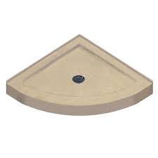 Round Corner Shower Base In 36x36
