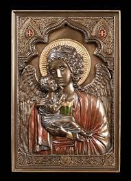 Wall Plaque Icon Guardian Angel