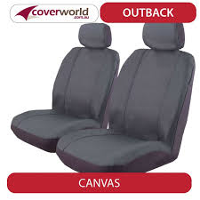 Seat Covers Canvas Amarok Dual Cab 2h