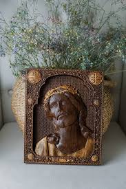 Wooden Carved Icon