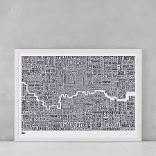 London And Beyond Type Map London Type