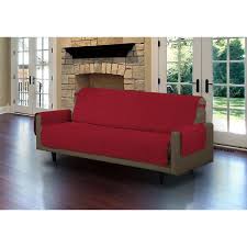 Microfiber Burgundy Sofa Pet Protector