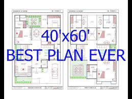 40x60 House Plan East Facing 2