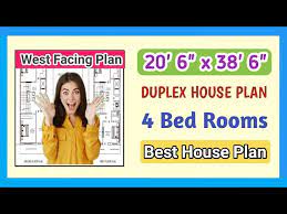 20 6 X 38 6 Duplex House Plan 20