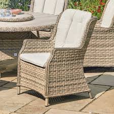 Notcutts Sicily 6 Seat Dining Set With