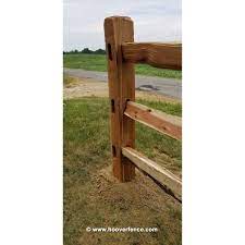 wood split rail posts western red