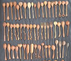 70 Assorted Design Wooden Spoon