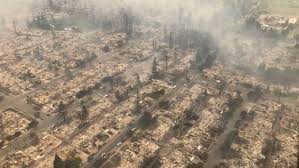 Fire In Santa Rosa Wipes Out Entire