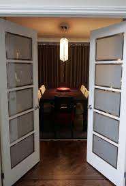 French Doors Interior Frosted Glass