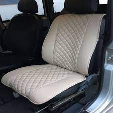 White And Black Pu Leather Car Seat Cover