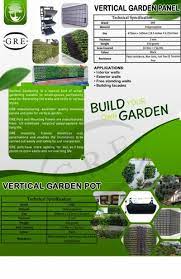 Gre Natural Plants Vertical Garden For