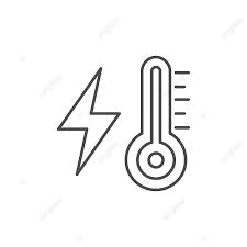 Thermometer Related Vector Linear Icon