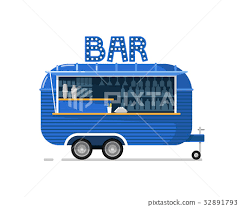 Bar Outdoor Cafe Service Icon Stock