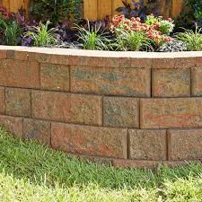Pavestone Rockwall Large 6 In X 17 5 In X 7 In Palomino Concrete Retaining Wall Block