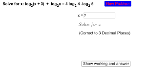 Practice Solving Logarithmic Equations