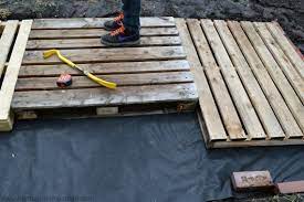 Building An Easy Pallet Deck Northern
