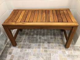 Buy Teak Shower Bench Rosemont 36