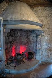Kitchen In The Medieval Stone Castle
