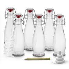 Nevlers 8 5 Oz Glass Bottles With Swing