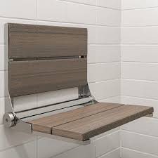 26 X 15¾ Fold Up Shower Seat Brushed