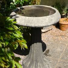 Modern Simple Stone Garden Bird Bath