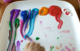 Mixing Paint Colors Preschool Activity