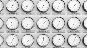 Clock Shows Canberra Australia Time