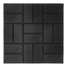 Rubber Xl Brick Black Paver Mt5001194