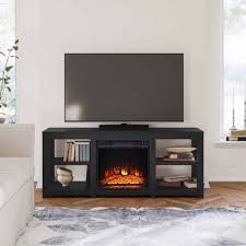 4 Shelf Media Fireplace Tv Stand