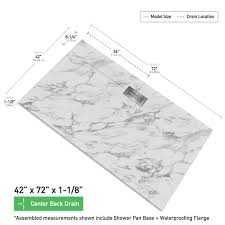 Solid Composite Stone Shower Pan Base
