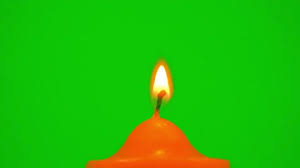 Candle Flames Burning Stock Footage