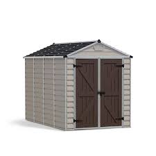 10 Ft Tan Garden Outdoor Storage Shed