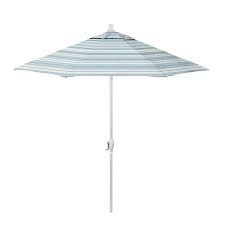 White Aluminum Market Patio Umbrella