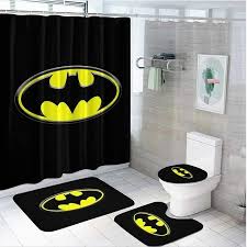 Batman Curtains In Shower Curtains For