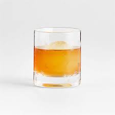 Snowflake Etched Double Old Fashioned