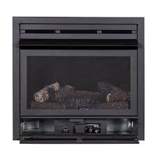 Pleasant Hearth 28 In Zero Clearance Firebox With Lp Gas Log Insert