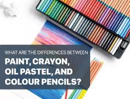 Oil Pastel And Colour Pencils