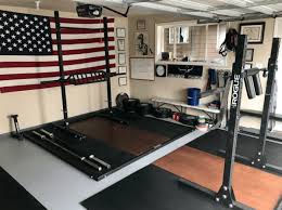 American Flag In A Gym