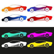 Sport Car Black Side Shape Images