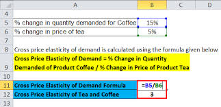 Cross Elasticity Of Demand