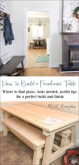 How To Build A Diy Farmhouse Table