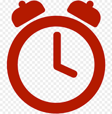 Clock Icon Red Png Transpa With