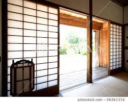 Shoji Screens Of Old Private Houses