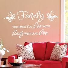 Family Live Love Laugh Art Wall Quote