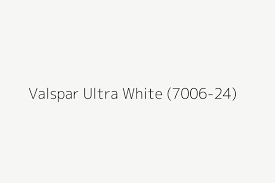 Valspar Ultra White 7006 24 Color Hex
